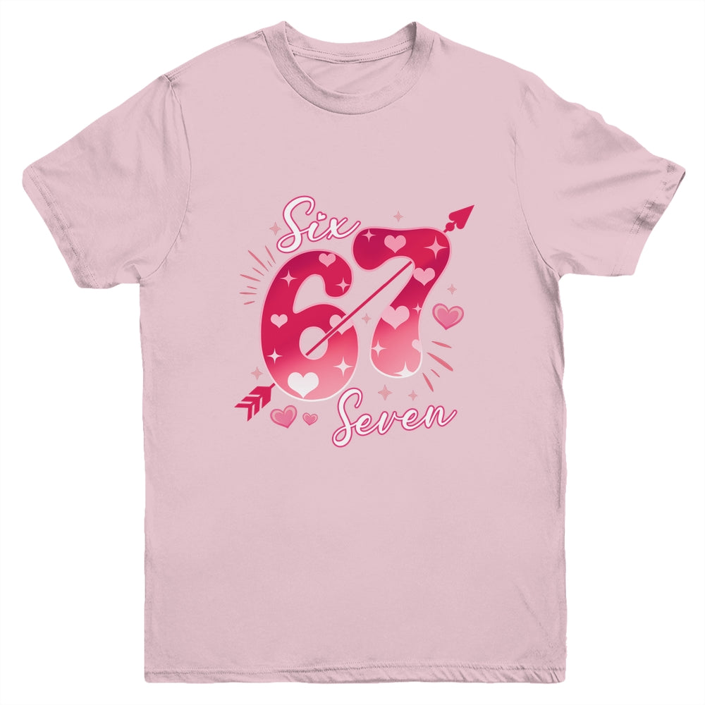 Funny Six Seven 6 7 Meme Fo Women Kids Valentine Girl Youth Shirt | teecentury