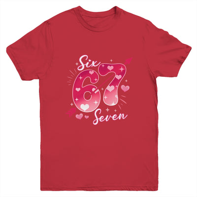 Funny Six Seven 6 7 Meme Fo Women Kids Valentine Girl Youth Shirt | teecentury