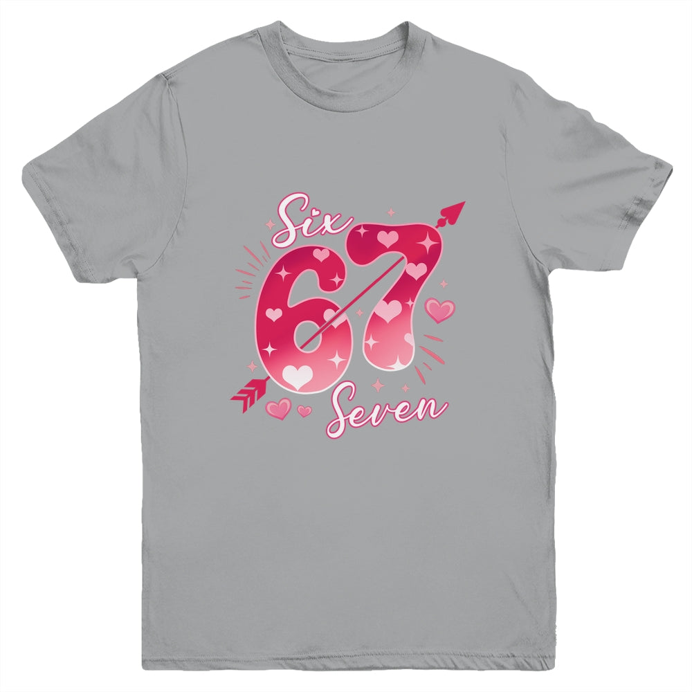 Funny Six Seven 6 7 Meme Fo Women Kids Valentine Girl Youth Shirt | teecentury