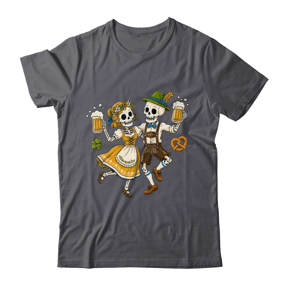 Funny Skeleton Couple Oktoberfest Pretzel Costume Adults Shirt & Hoodie | teecentury