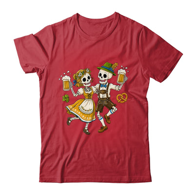 Funny Skeleton Couple Oktoberfest Pretzel Costume Adults Shirt & Hoodie | teecentury