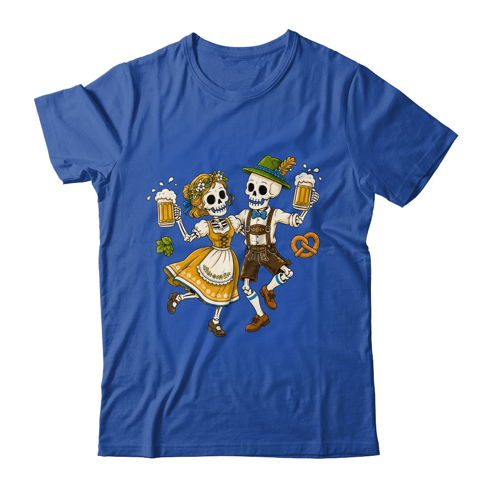 Funny Skeleton Couple Oktoberfest Pretzel Costume Adults Shirt & Hoodie | teecentury