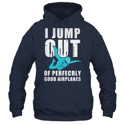 Funny Skydiving Design For Men Women Skydiver I Jump Out Shirt & Tank Top | teecentury