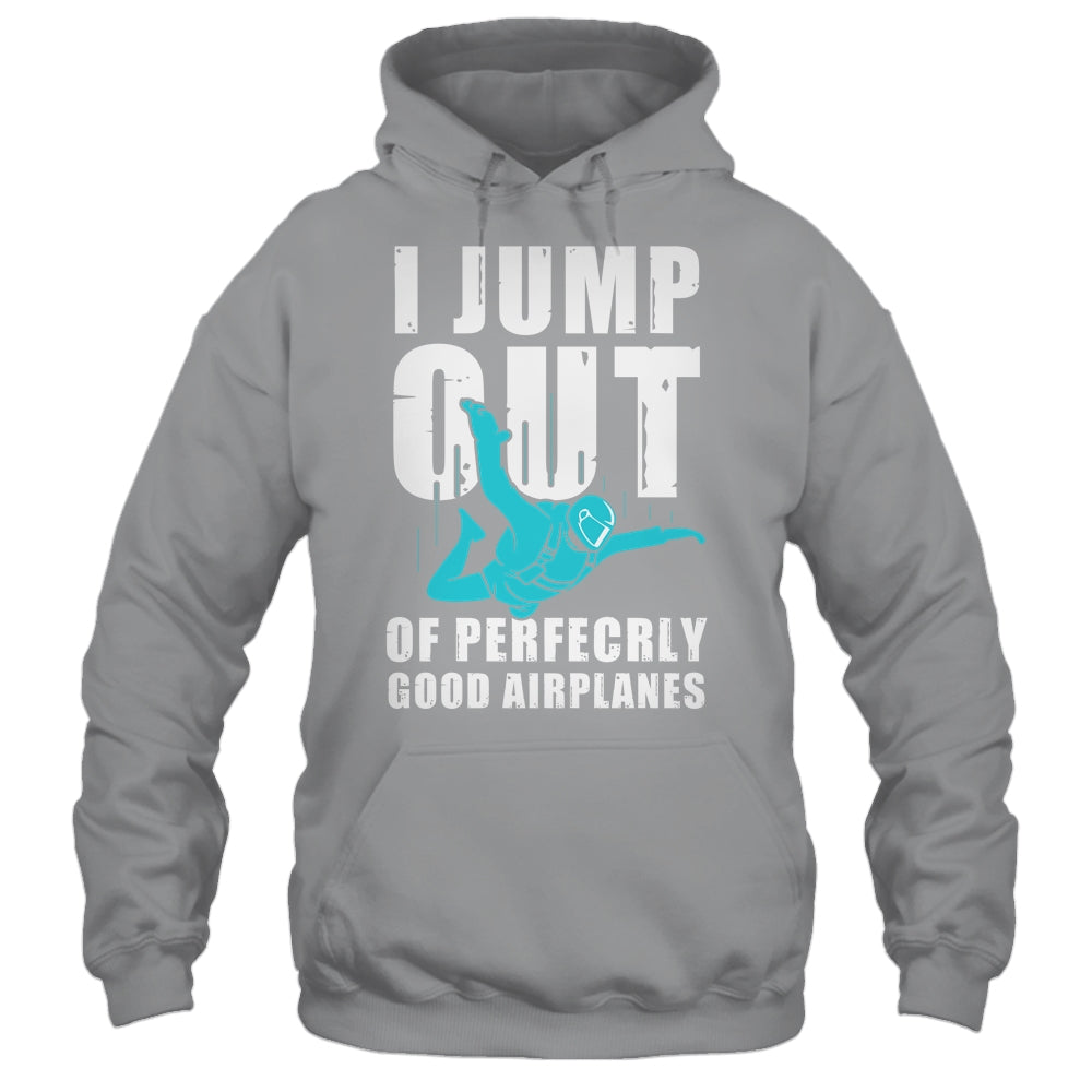 Funny Skydiving Design For Men Women Skydiver I Jump Out Shirt & Tank Top | teecentury