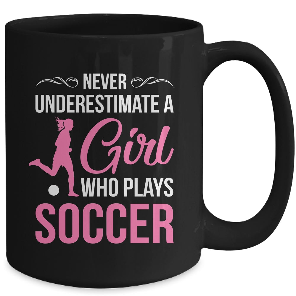Funny Soccer Art For Girls Youth Teens Soccer Player Mug | teecentury