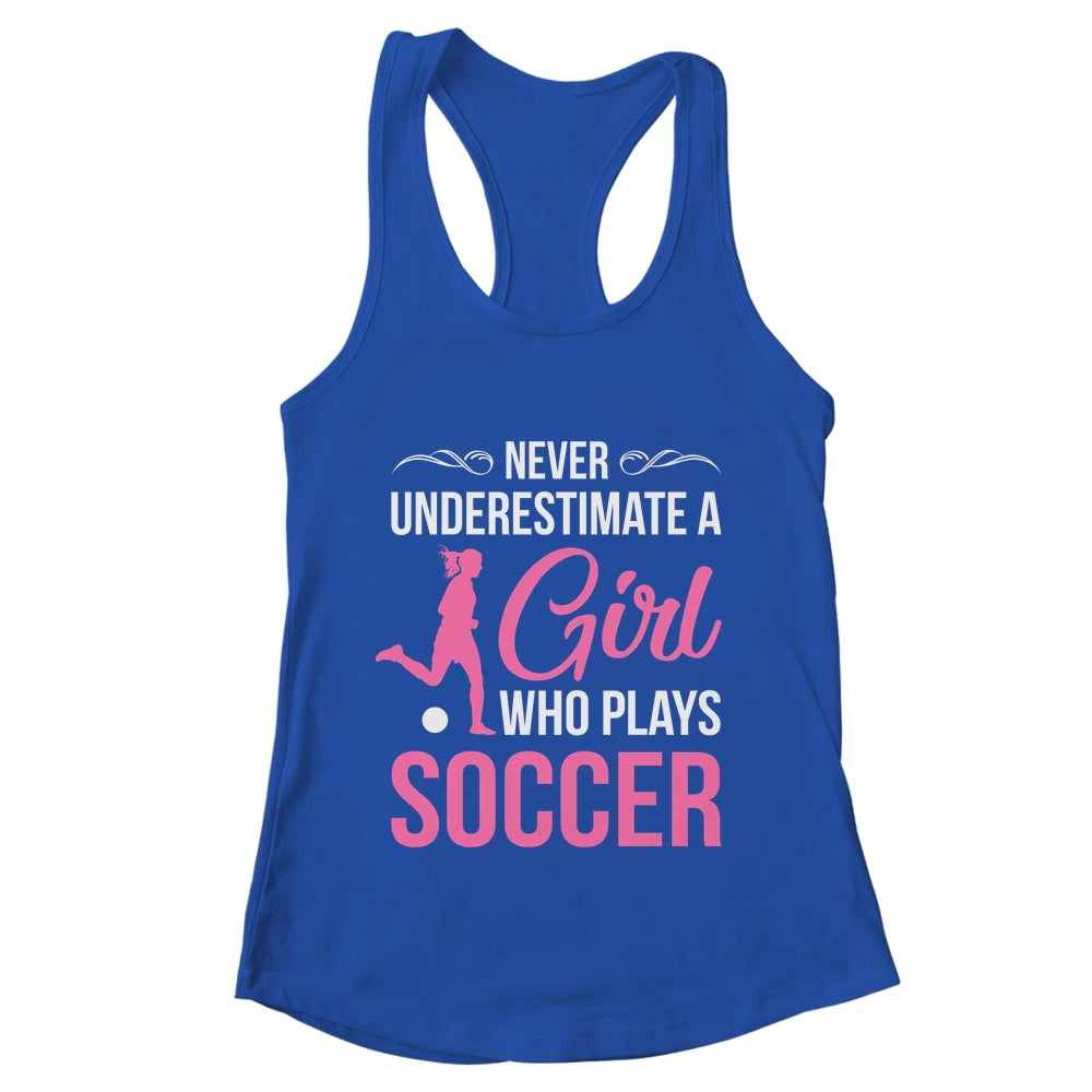 Funny Soccer Art For Girls Youth Teens Soccer Player Shirt & Tank Top | teecentury