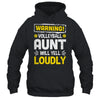 Funny Soccer Aunt Warning Soccer Aunt Will Yell Loudly Shirt & Tank Top | teecentury