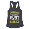 Funny Soccer Aunt Warning Soccer Aunt Will Yell Loudly Shirt & Tank Top | teecentury