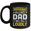 Funny Soccer Dad Warning Soccer Dad Will Yell Loudly Mug | teecentury