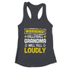 Funny Soccer Grandma Warning Soccer Aunt Will Yell Loudly Shirt & Tank Top | teecentury