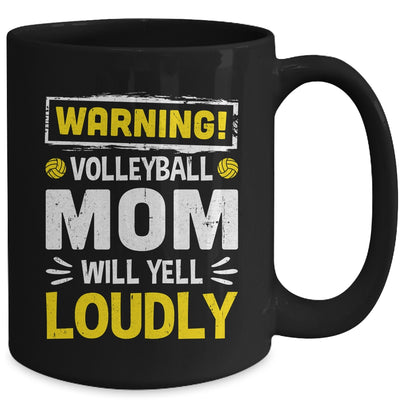 Funny Soccer Mom Warning Soccer Mom Will Yell Loudly Mug | teecentury