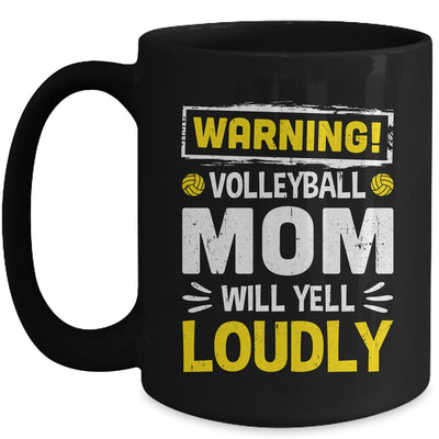 Funny Soccer Mom Warning Soccer Mom Will Yell Loudly Mug | teecentury