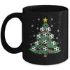 Funny Soccer Player Boy Men Xmas Christmas Tree Lights Mug | teecentury