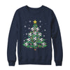 Funny Soccer Player Boy Men Xmas Christmas Tree Lights Shirt & Sweatshirt | teecentury