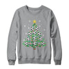 Funny Soccer Player Boy Men Xmas Christmas Tree Lights Shirt & Sweatshirt | teecentury