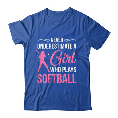 Funny Softball Art For Girls Youth Teens Softball Player Shirt & Tank Top | teecentury