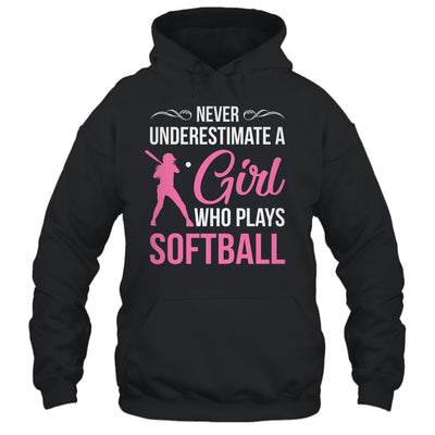 Funny Softball Art For Girls Youth Teens Softball Player Shirt & Tank Top | teecentury