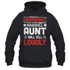Funny Softball Aunt Warning Softball Aunt Will Yell Loudly Shirt & Tank Top | teecentury