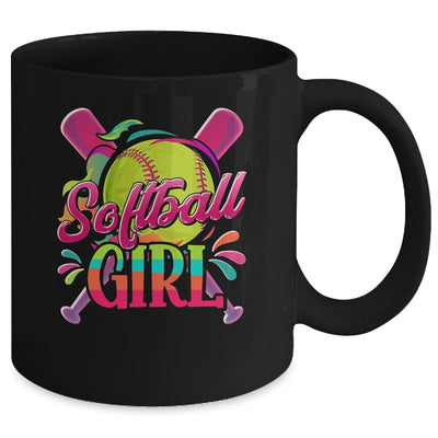 Funny Softball Girl Softball Player Fan Lover Mug | teecentury