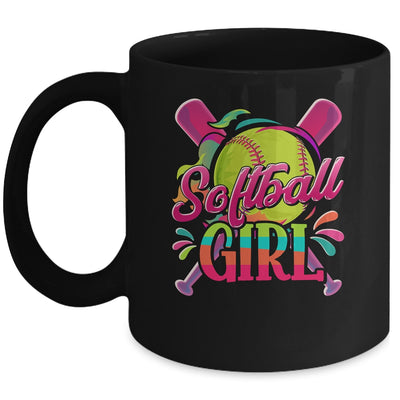 Funny Softball Girl Softball Player Fan Lover Mug | teecentury