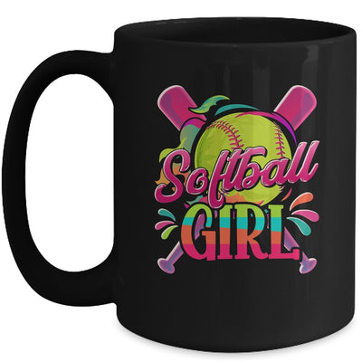 Funny Softball Girl Softball Player Fan Lover Mug | teecentury
