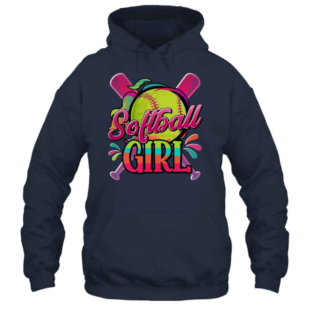 Funny Softball Girl Softball Player Fan Lover Shirt & Tank Top | teecentury