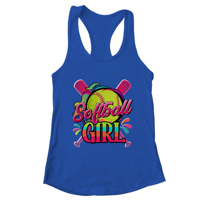 Funny Softball Girl Softball Player Fan Lover Shirt & Tank Top | teecentury