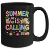 Funny Summer Is Calling Teacher School's Out Vibes Student Mug | teecentury