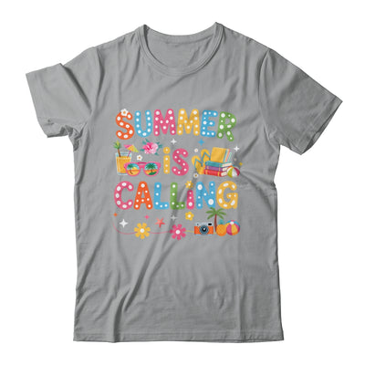 Funny Summer Is Calling Teacher School's Out Vibes Student Shirt & Tank Top | teecentury