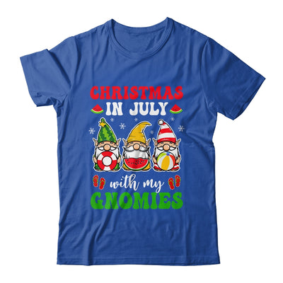 Funny Summer Vacation Gnomies Gnomes For Christmas In July Shirt & Tank Top | teecentury