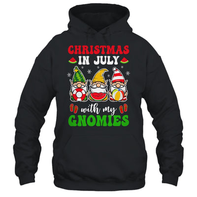 Funny Summer Vacation Gnomies Gnomes For Christmas In July Shirt & Tank Top | teecentury