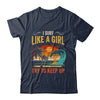 Funny Surf Like A Girl Surfer Design For Women Retro Surfing Shirt & Tank Top | teecentury