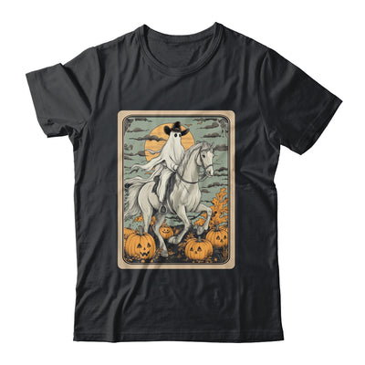 Funny Tarot Card Halloween Season Cowboy Ghost Riding Horse Shirt & Sweatshirt | teecentury