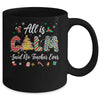 Funny Teacher All Calm Said No Teacher Christmas Pencil Tree Mug | teecentury