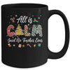Funny Teacher All Calm Said No Teacher Christmas Pencil Tree Mug | teecentury