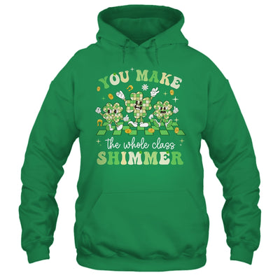 Funny Teacher St Patricks Day Shamrock Lucky Teacher Women Shirt & Hoodie | teecentury