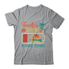 Funny Teacher Summer Recharge Required Last Day School Retro Shirt & Tank Top | teecentury