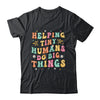 Funny Teachers Parents Helping Tiny Humans Do Big Things Shirt & Hoodie | teecentury