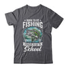 Funny Teen Boys Fishing Forced To Go To School Bass Fish Shirt & Hoodie | teecentury