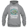 Funny Teen Boys Fishing Forced To Go To School Bass Fish Shirt & Hoodie | teecentury