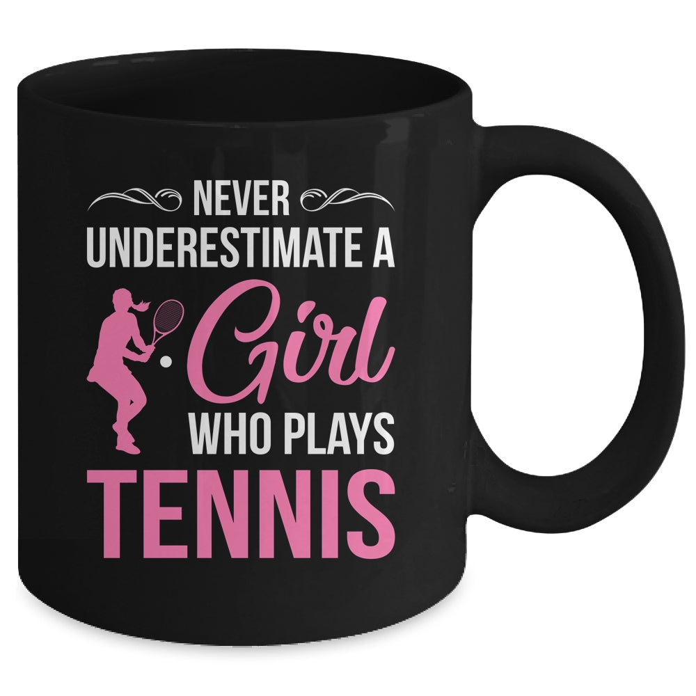 Funny Tennis Art For Girls Youth Teens Tennis Player Mug | teecentury