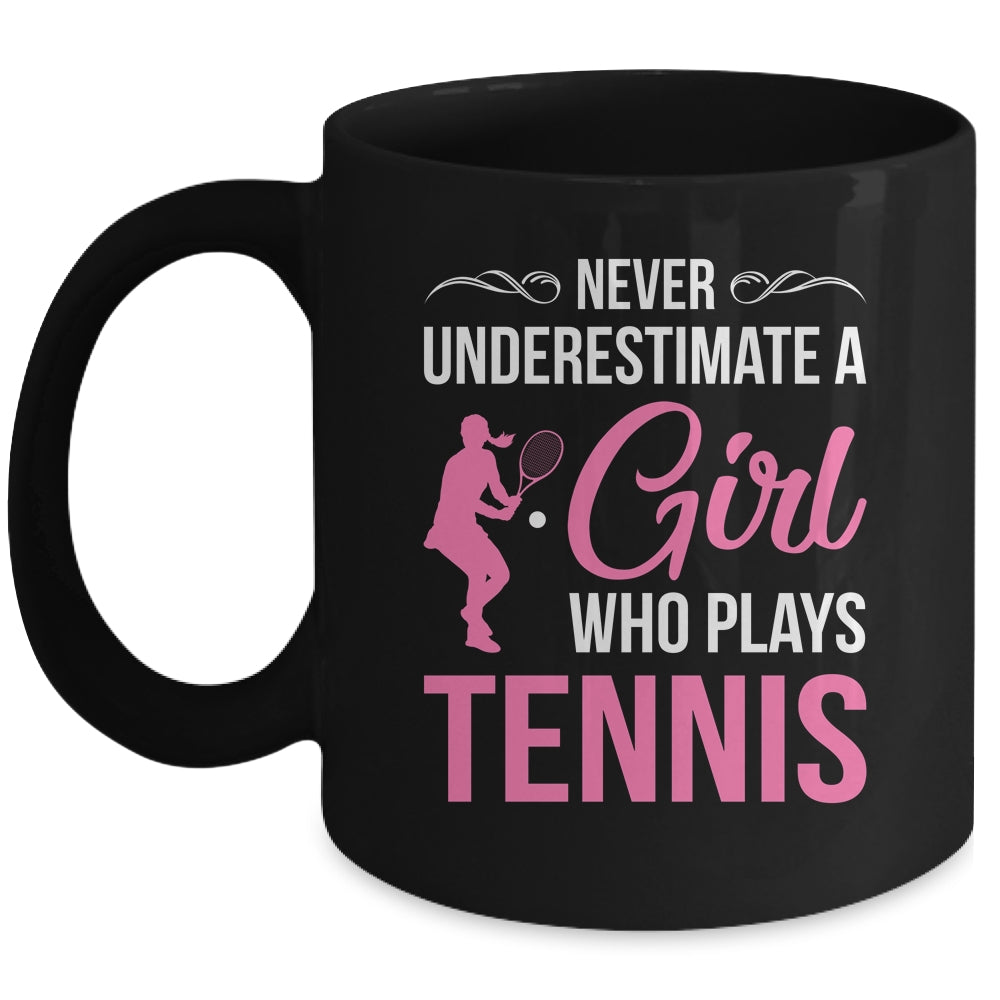 Funny Tennis Art For Girls Youth Teens Tennis Player Mug | teecentury