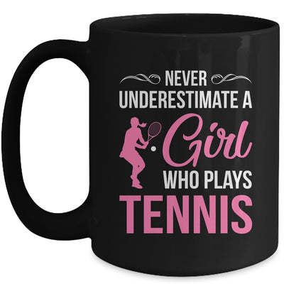 Funny Tennis Art For Girls Youth Teens Tennis Player Mug | teecentury