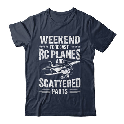 Funny Test Pilot Weekend Forecast RC Planes Scattered Parts Shirt & Hoodie | teecentury