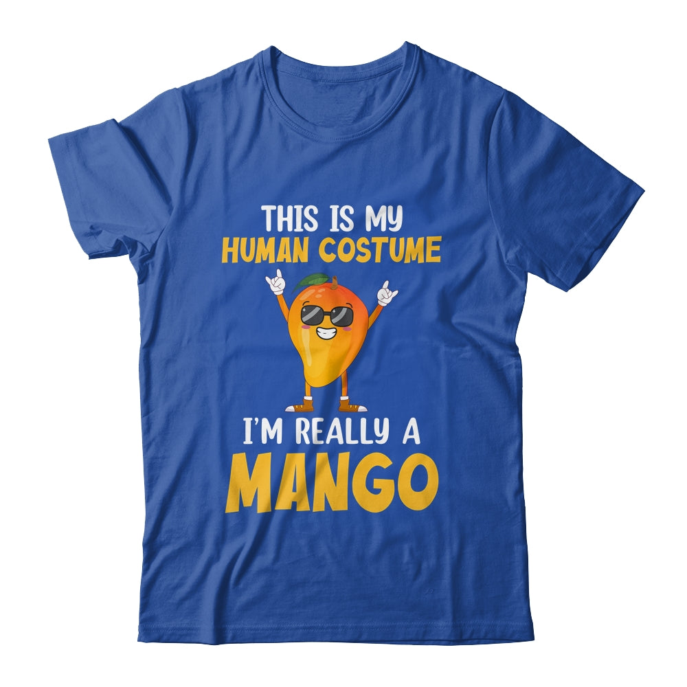 Funny This Is My Human Costume Mango Fruit Lover Men Women Shirt & Tank Top | teecentury
