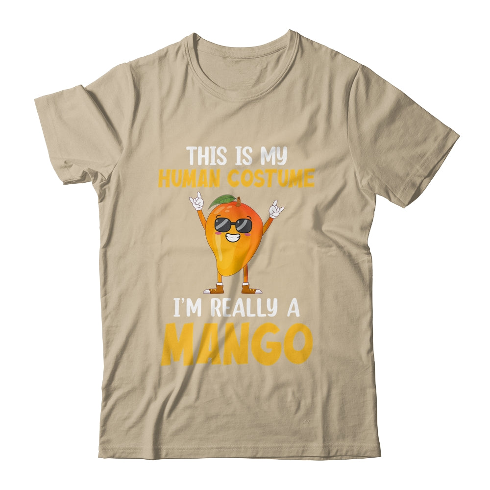 Funny This Is My Human Costume Mango Fruit Lover Men Women Shirt & Tank Top | teecentury