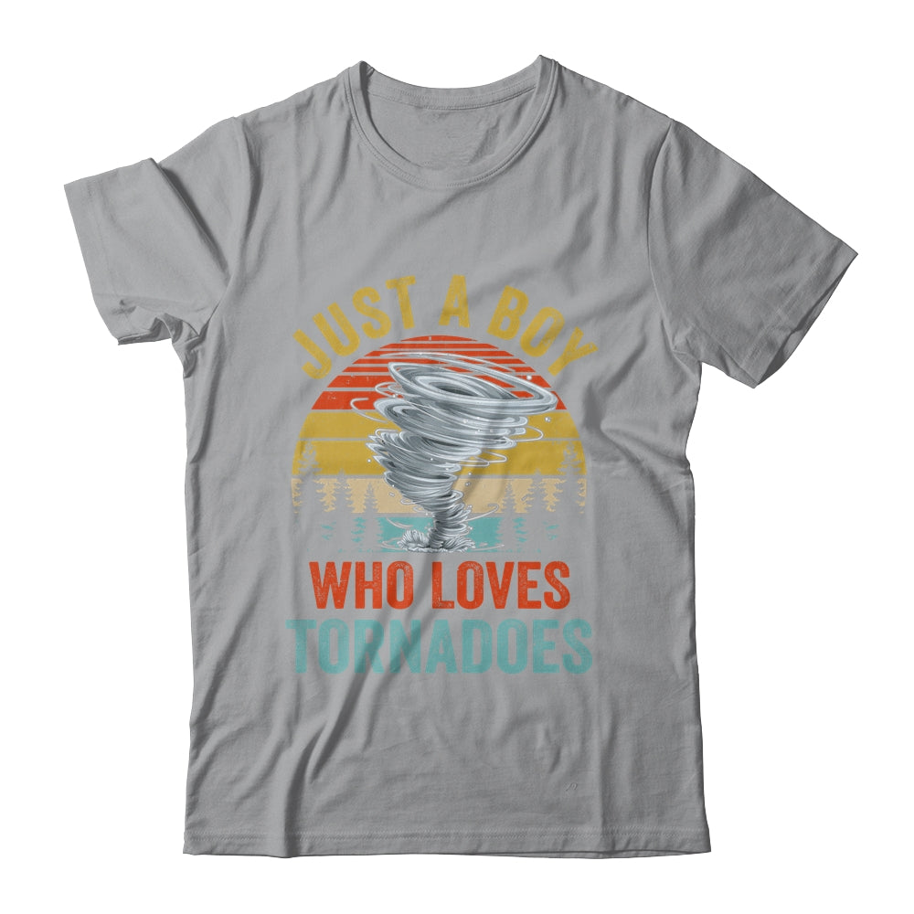 Funny Tornado Storm Chasing Hurricane Design Boys Kids Shirt & Hoodie | teecentury