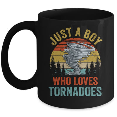 Funny Tornado Storm Chasing Hurricane Design Boys Kids Mug | teecentury