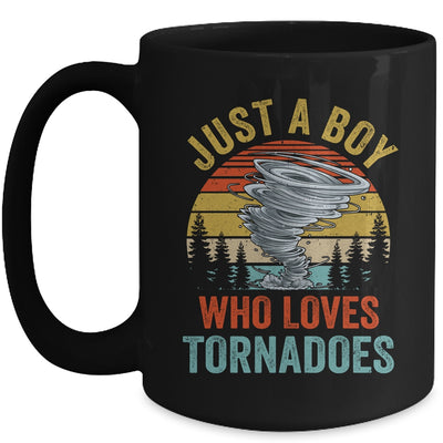 Funny Tornado Storm Chasing Hurricane Design Boys Kids Mug | teecentury