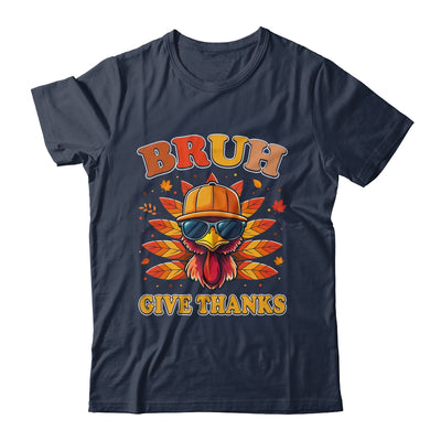Funny Turkey Bruh Meme Thanksgiving For Boys Men Kids Shirt & Hoodie | teecentury